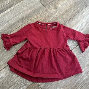 Like new Ruffle Butts Bella top in Rosewood